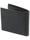 Men's Triangle Logo Leather Half Wallet Black - PRADA - BALAAN 4