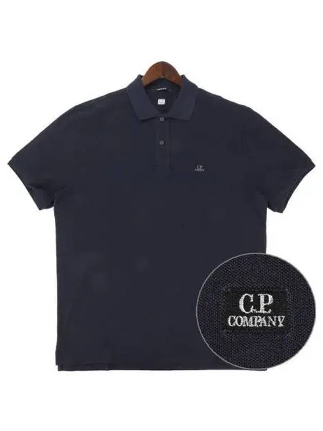 Men s logo polo short sleeve t shirt 271857 - CP COMPANY - BALAAN 1