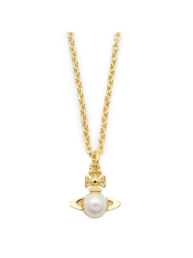 Balbina Pearl Pendant Necklace Gold - VIVIENNE WESTWOOD - BALAAN 1