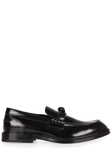 Bottega Veneta Brushed Leather Loafers - BOTTEGA VENETA - BALAAN 1