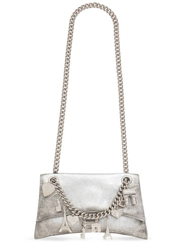 Balenciaga Shoulder Bag Crush By Balenciaga, Women's, Silver - BALENCIAGA - BALAAN 1