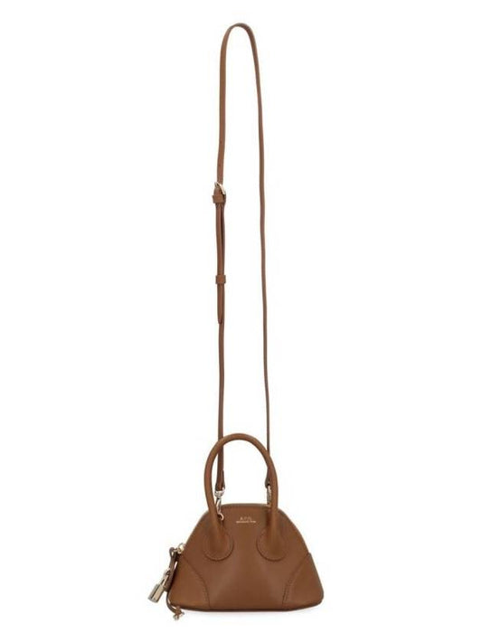 Women's Emma Mini Leather Tote Bag Brown - A.P.C. - BALAAN 1