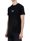 Archivio Cotton Short Sleeve T Shirt Black - STONE ISLAND - BALAAN 4