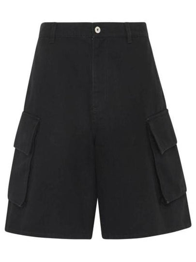 Denim Cargo Shorts Black - JW ANDERSON - BALAAN 2