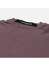 Diagonal Raised Fleece Lens Sweatshirt Purple - CP COMPANY - BALAAN 4