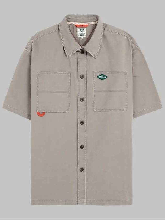 Big pocket short sleeve workshirt GEE245 104 gray - GEECOON - BALAAN 3