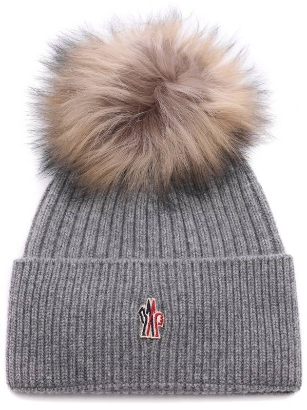 Women s Grenoble Pom Cashmere Beanie 3B00017 M1223 930 24F - MONCLER - BALAAN 1