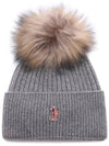 Women s Grenoble Pom Cashmere Beanie 3B00017 M1223 930 24F - MONCLER - BALAAN 2