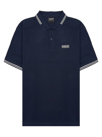 International Essential Tipped Short Sleeve Polo Shirt Navy - BARBOUR - BALAAN 2