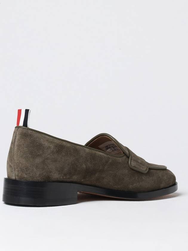 Varsity Suede Penny Loafers Dark Green - THOM BROWNE - BALAAN 3