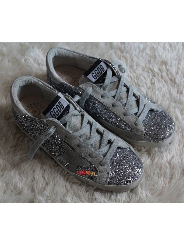 215 size kids silver glitter vintage superstar low - GOLDEN GOOSE - BALAAN 10