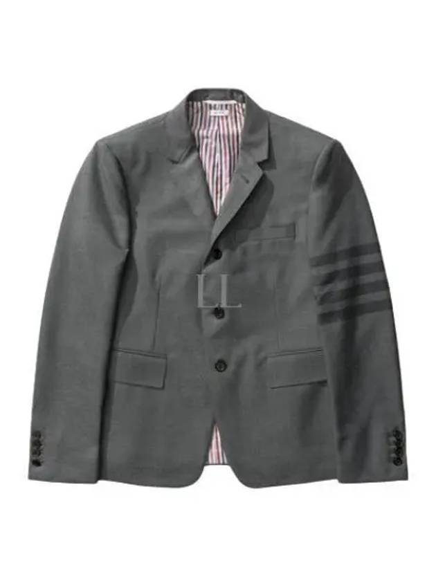 4 Bar Stripe Wool Jacket Dark Jacket - THOM BROWNE - BALAAN 2