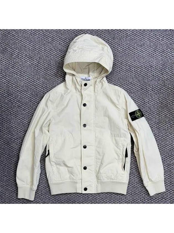 Stone Kids 8 10 Hooded Jacket Yellow - STONE ISLAND - BALAAN 1