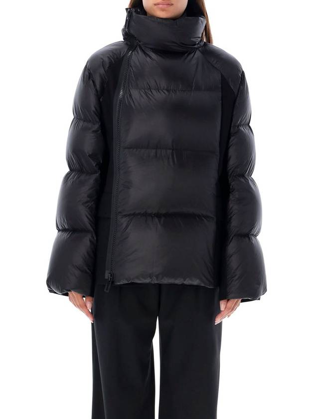 Sacai Wool Melton Detail Down Jacket - SACAI - BALAAN 1