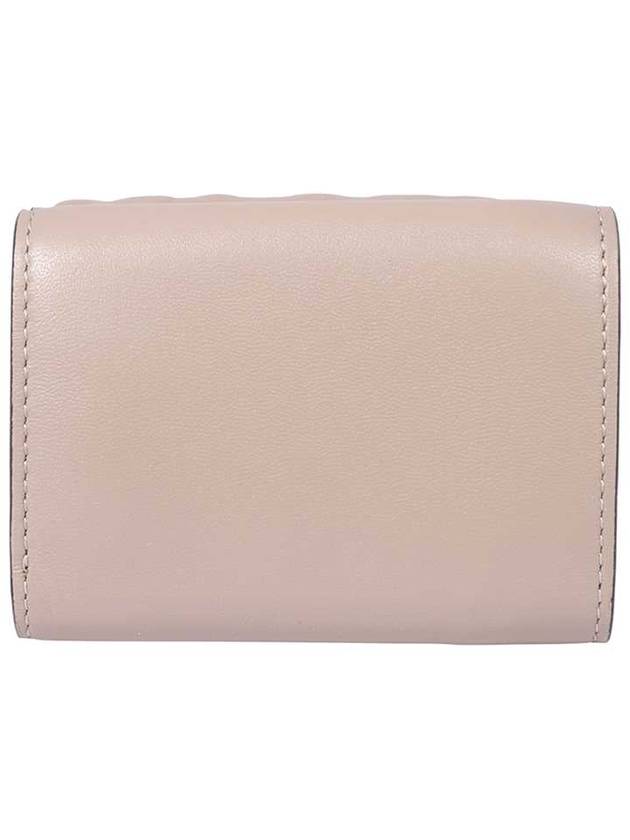 FF Baguette Flap Card Half Wallet Beige - FENDI - BALAAN 4