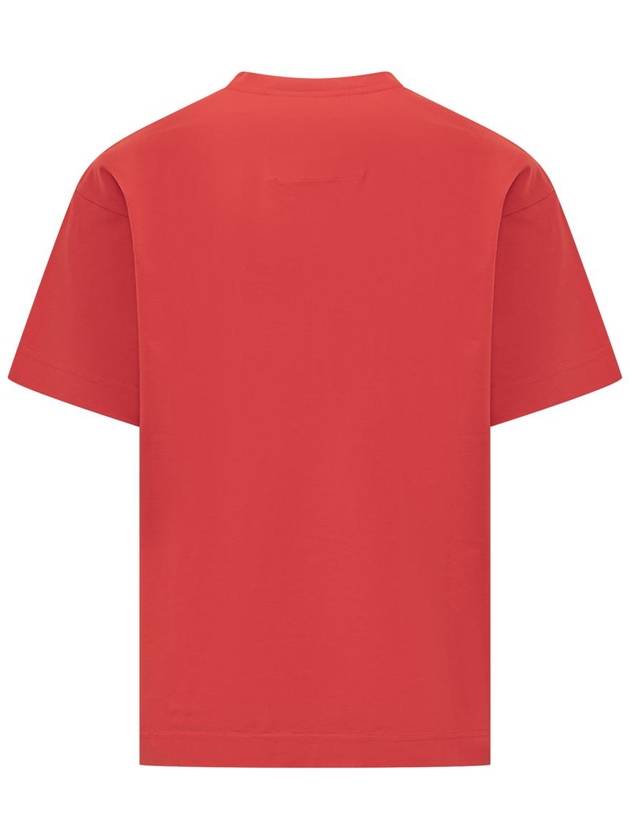 Crew neck cotton short sleeve t shirt red - GIVENCHY - BALAAN 3