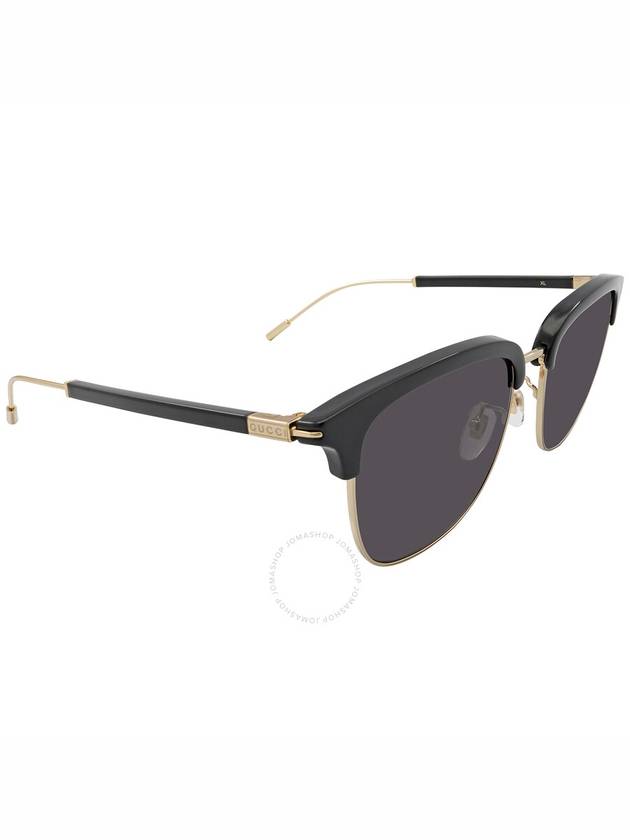 Eyewear Logo Sunglasses Gold Black - GUCCI - BALAAN 3