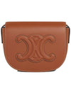 Folco Cuir Triomphe Calfskin Cross Bag Tan - CELINE - BALAAN 2