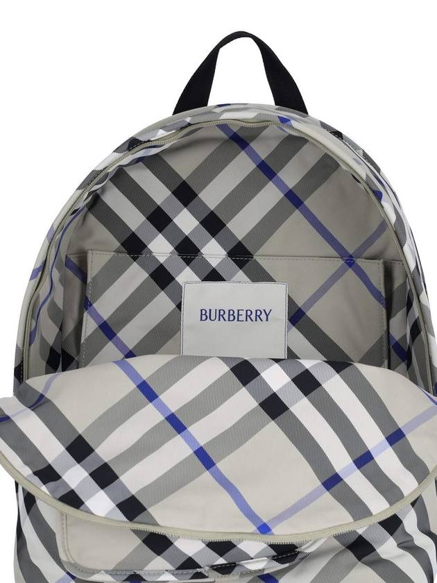 Shield Check Backpack Light Clean - BURBERRY - BALAAN 6