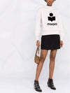 Moby Logo Print Sweatshirt Ecru - ISABEL MARANT - BALAAN 6