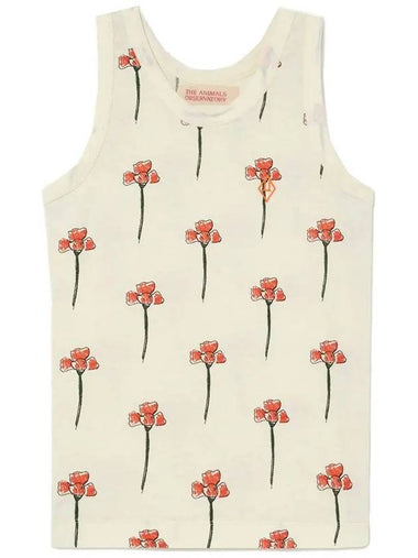 Kids Carnation Pattern Sleeveless S23004 221AN - THE ANIMALS OBSERVATORY - BALAAN 1