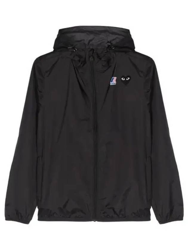 Logo Patch Windbreaker Black - COMME DES GARCONS - BALAAN 2