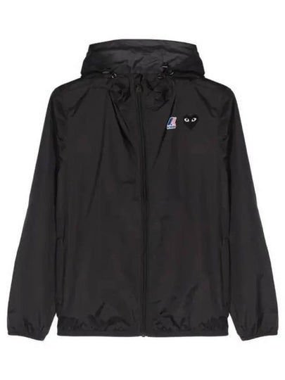 Logo Patch Windbreaker Black - COMME DES GARCONS - BALAAN 2