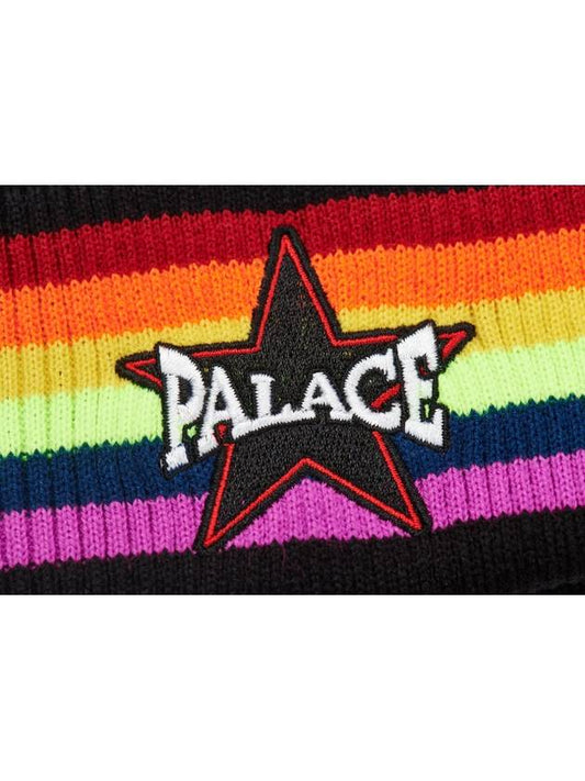 Rainbow Beanie Black Rainbow Beanie Black - PALACE - BALAAN 2