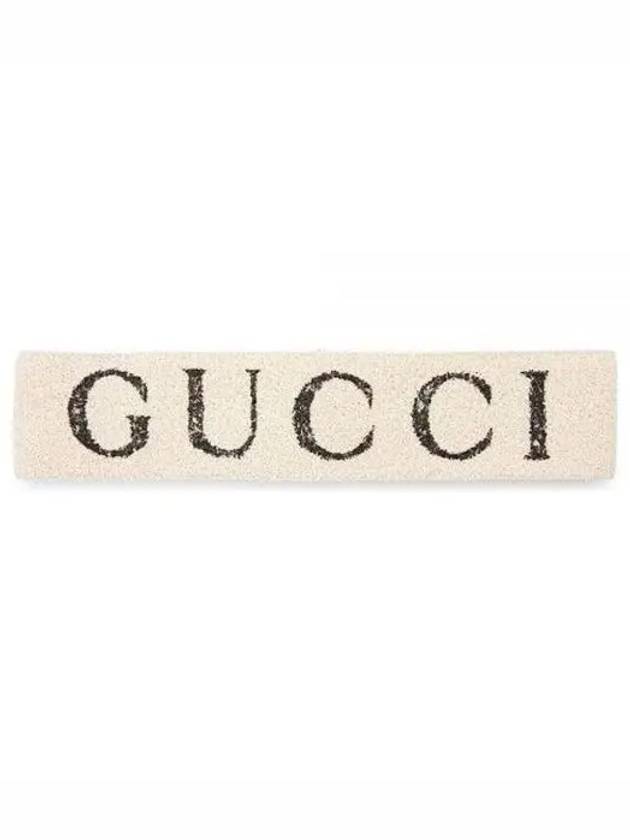 Alphabet Logo Hair Band Beige - GUCCI - BALAAN 2