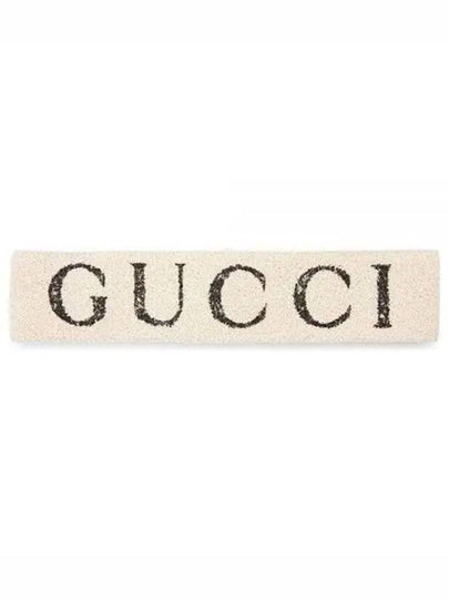 Alphabet Logo Hair Band Beige - GUCCI - BALAAN 2