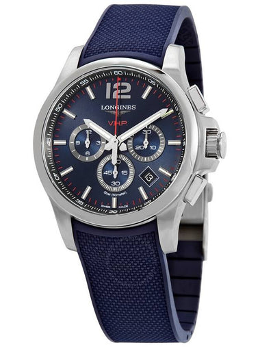 Longines Conquest V.H.P. Chronograph Quartz Blue Dial Men's Watch L3.727.4.96.9 - LONGINES - BALAAN 1