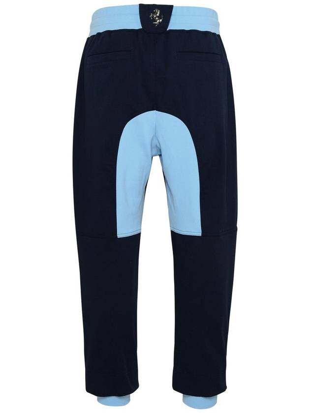 Ferrari Navy Cotton Blend Pants - FERRARI - BALAAN 3