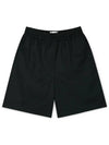 Wool Blend Bermuda Shorts Black - AMI - BALAAN 4