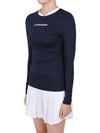 Meja Polyester Long Sleeve T-Shirt Navy - J.LINDEBERG - BALAAN 5