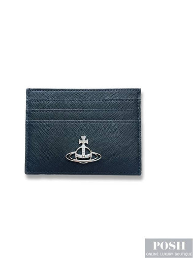 Silver Card Holder Black 54030006W L001N SKU - VIVIENNE WESTWOOD - BALAAN 1