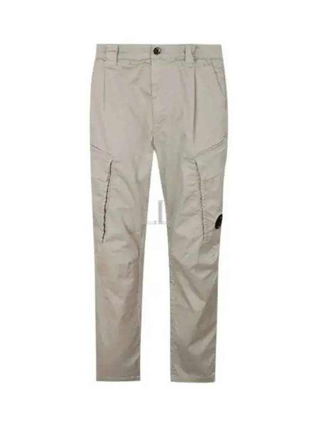 Stretch Sateen Loose Cargo Straight Pants Grey - CP COMPANY - BALAAN 2