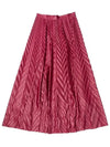 coated maxi skirt burgundy - GOLDEN GOOSE - BALAAN 2