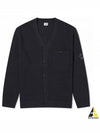 Lens Detail Cotton Cardigan Navy - CP COMPANY - BALAAN 2