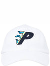 Flaming P 6 panel cap white Flaming P 6 panel Cap - PALACE - BALAAN 3