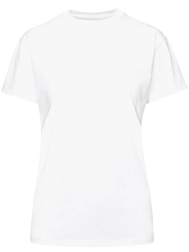 Stitched Jersey Short Sleeve T-Shirt White - MAISON MARGIELA - BALAAN 1