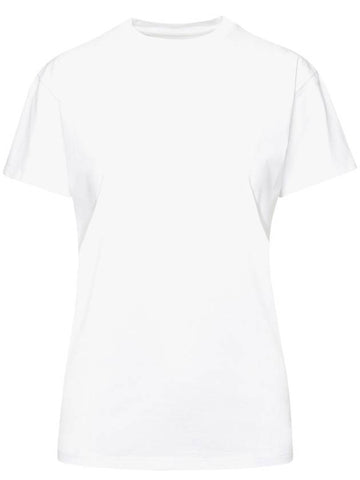 Stitched Jersey Short Sleeve T-Shirt White - MAISON MARGIELA - BALAAN 1