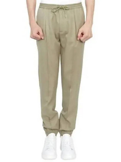 Wool Twill Track Pants Khaki - DIOR - BALAAN 2