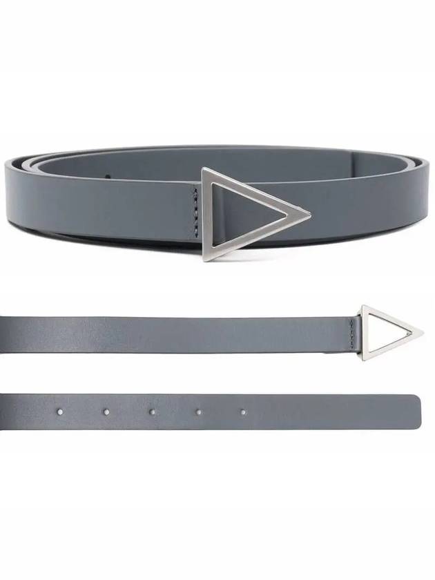 Triangle Buckle Belt Grey - BOTTEGA VENETA - BALAAN 2