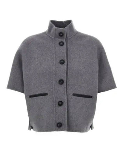 Roll Cashmere Cape Jacket Grey - MAX MARA - BALAAN 2