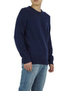 Logo Basic Pullover Knit Top Navy - POLO RALPH LAUREN - BALAAN 5