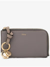 Alphabet Zipper Card Wallet Grey - CHLOE - BALAAN 2