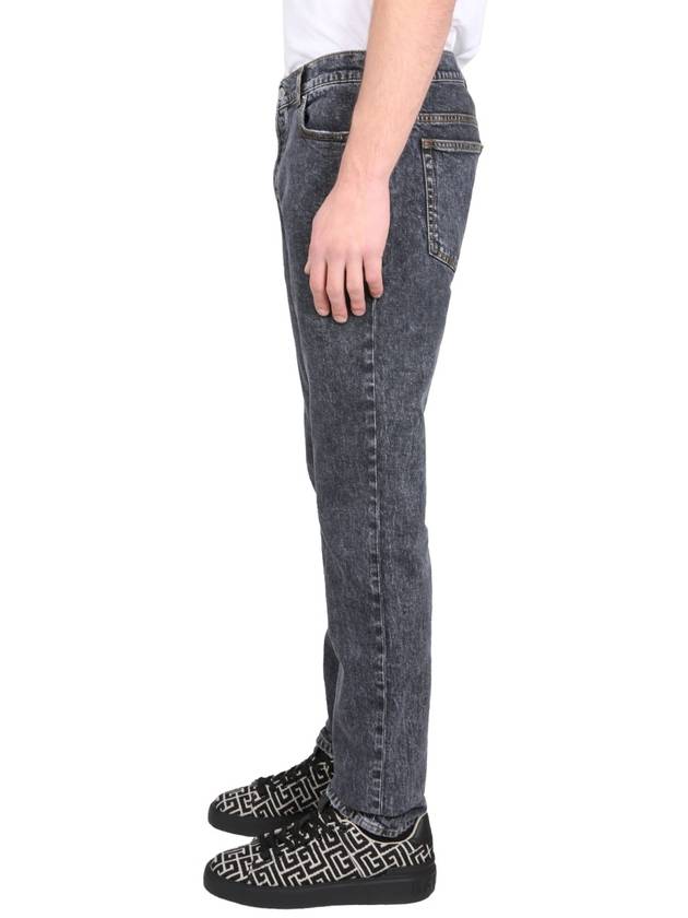 Denim Straight Jeans Blue - BALMAIN - BALAAN 4