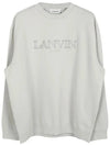 Embroidered Logo Sweatshirt Grey - LANVIN - BALAAN 2