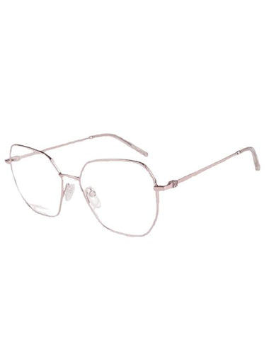 Escada Eyewear Geometric Metal Glasses Rose Gold - ESCADA - BALAAN 1