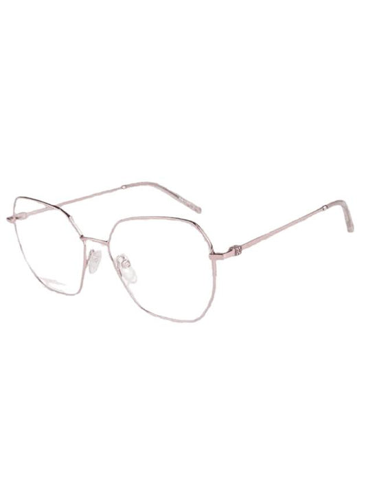 Eyewear Square Metal Eyeglasses Rose Gold - ESCADA - BALAAN 1